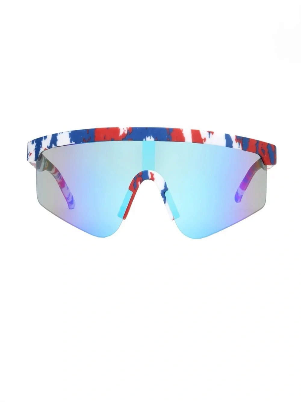 Panama Jack Multicolor Shield Sunglasses - 100% UV Protection